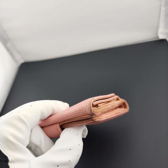 CHANEL Pink Caviar Skin CoCo Mark Bifold Wallet & Coin Purse - Picture 9 of 14